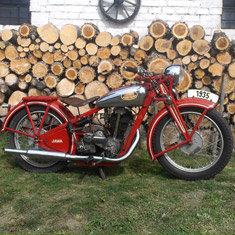 Jawa 350 OHV, r.v. 1935