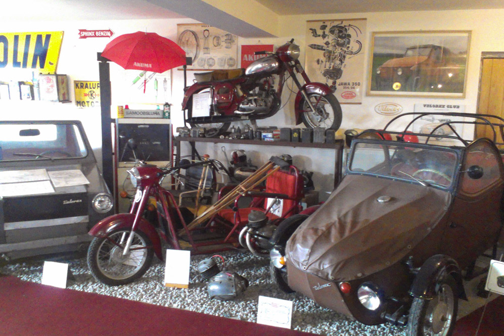 Muzeum JAWA motocyklů Rabakov